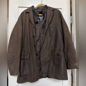 Barbour Men's Olive Field Jacket With Lining